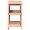 vidaXL plantebord med hylder 82,5x45x86,5 cm massivt douglasgran