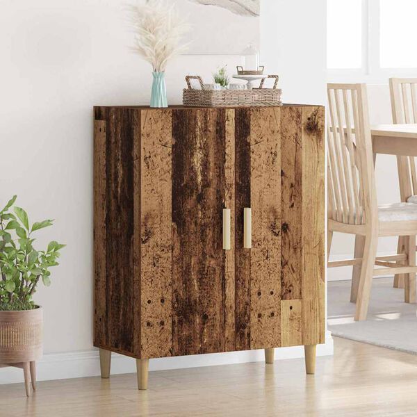 vidaXL Sideboard Gammelt tr&aelig; 70 x 34 x 90 cm Konstrueret tr&aelig;