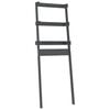 vidaXL toiletstativ 63,5x32x179 cm massivt fyrretr&aelig; gr&aring;