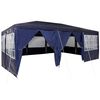 vidaXL Party Tent 600 x 400 x 266 cm Bl&aring; Polyethylen