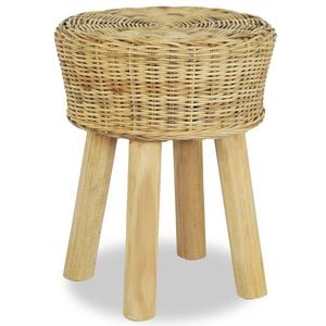 vidaXL barstol naturligt rattan