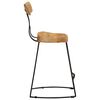 vidaXL barstole 2 stk. 49x43x79 cm massivt mangotr&aelig;
