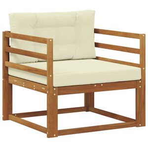 vidaXL Udend&oslash;rs Mellem Sofa Naturfarvet