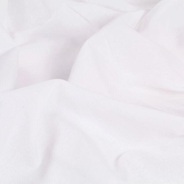 vidaXL gardiner med metalringe 2 stk. 140 x 225 cm bomuld hvid