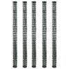 vidaXL hegnsnet til haven 5 stk. HDPE 1 x 1,2 m gr&oslash;n