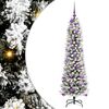 vidaXL Kunstigt juletr&aelig; Hvid 150 cm PVC og metal og plast