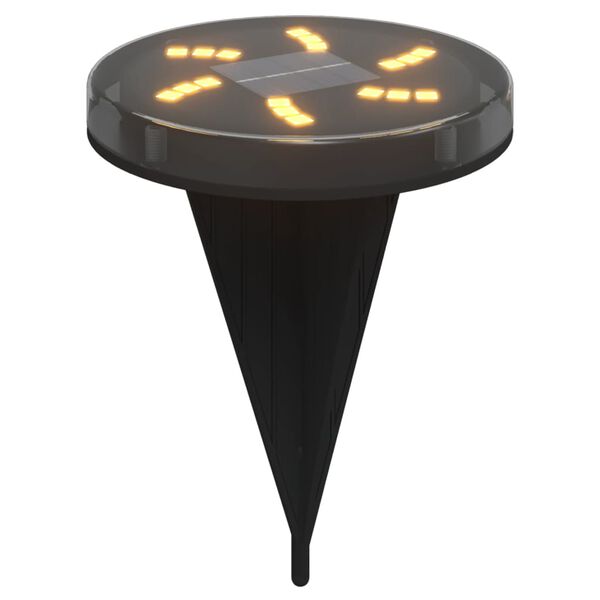 vidaXL solcellelamper med jordspyd 12 stk. varmt hvidt lys