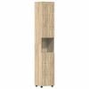 vidaXL Badev&aelig;relsesskabs&aelig;t TULUM Sonoma eg 37 x 31,5 x 203 cm