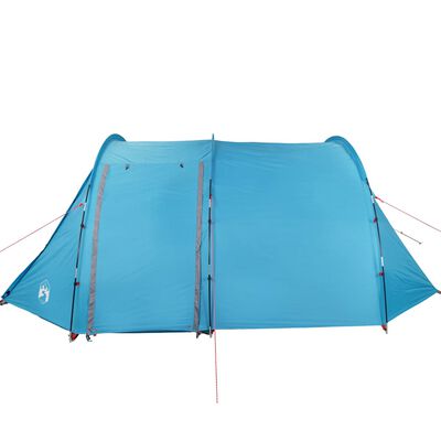 vidaXL 4-personers campingtelt vandtæt blå