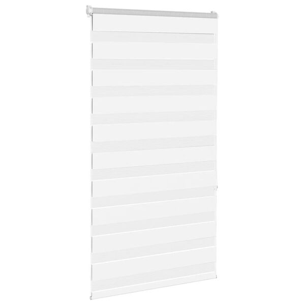 vidaXL zebragardin hvid 70x150 cm stofbredde 65,9 cm polyester
