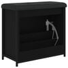 vidaXL skob&aelig;nk med vippeskuffe 62x32x56 cm sort
