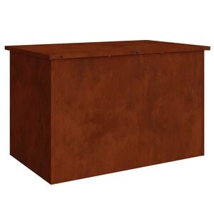 vidaXL Have opbevaringspude kasse Galvaniseret st&aring;l 80 x 50,5 x 50 cm