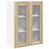 vidaXL H&aelig;ngeskab Sonoma-eg 60 x 31 x 80 cm Konstrueret tr&aelig;