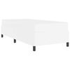 vidaXL Sengestel med madras Hvid 80 x 200 cm Stof