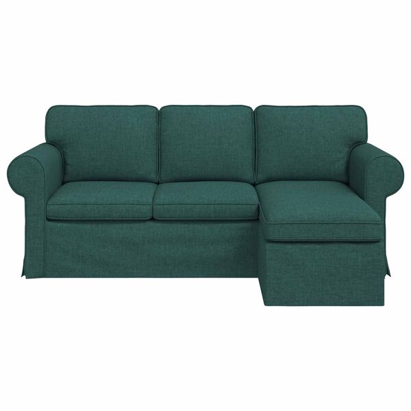 vidaXL Sofa 160cm M&oslash;rkegr&oslash;n Metal