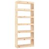 vidaXL bogreol/rumdeler 80x30x199,5 cm massivt fyrretr&aelig;