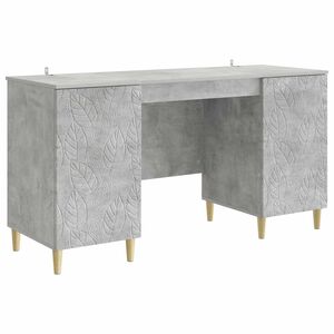 vidaXL Bord Betongr&aring; 142,5 x 50 x 75 cm Konstrueret tr&aelig;