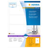 HERMA permanente rygetiketter A4 192x61 mm 100 ark uigennemsigtig hvid