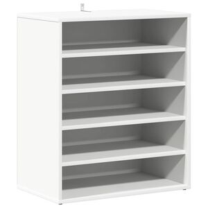 vidaXL skoreol 60x35x70 cm konstrueret tr&aelig; hvid