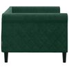 vidaXL daybed 80x200 cm velour m&oslash;rkegr&oslash;n