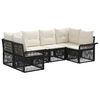 vidaXL Havesofa S&aelig;t 6 stk. 6-Antal s&aelig;der Sort polyrattan