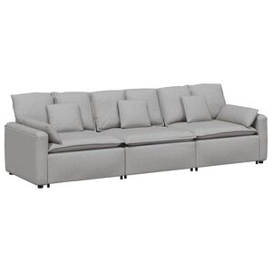 vidaXL modulsofa med hynder skygr&aring;