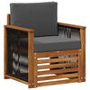 vidaXL Udend&oslash;rs Mellem Sofa Naturfarvet