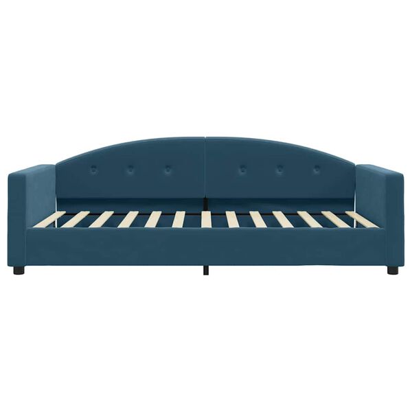 vidaXL daybed med madras 100x200 cm velour bl&aring;