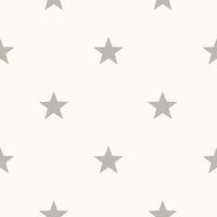 Noordwand tapet Friends & Coffee Little Stars lysegrå og hvid
