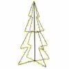 vidaXL lysende juletr&aelig; 78x120 cm 160 LED'er indend&oslash;rs/udend&oslash;rs