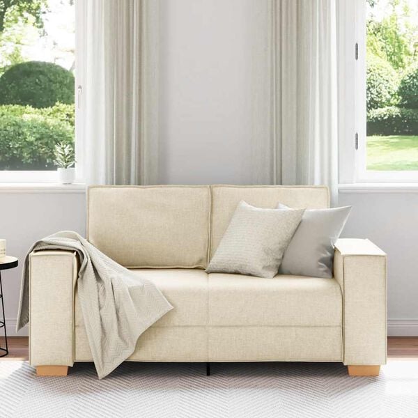 vidaXL 2-personers sofa i linned 160x78x84 cm