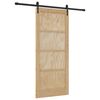 vidaXL Skyded&oslash;r ORKDAL Naturfarvet og sort 86 x 198,5 cm