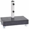 vidaXL parasolfod 45x25x8 cm granit sort