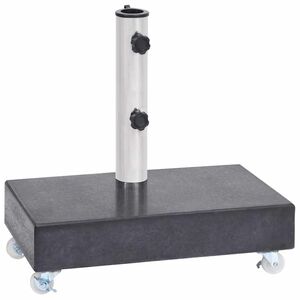 vidaXL parasolfod 45x25x8 cm granit sort
