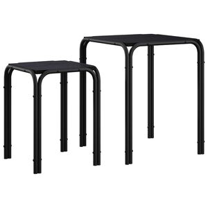 vidaXL Sidebord Sort eg 41 x 40 x 50 cm Konstrueret tr&aelig;