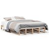 vidaXL sengeramme uden madras 150x200 cm massivt fyrretr&aelig;