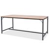 vidaXL spisebord asketr&aelig; 180 x 90 x 76 cm