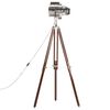 vidaXL gulvlampe med trefod 180 cm massivt mangotræ
