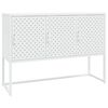 vidaXL sk&aelig;nk 105x35x75 cm st&aring;l hvid