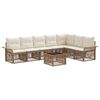 vidaXL Havesofa S&aelig;t 8 stk. Beige polyrattan