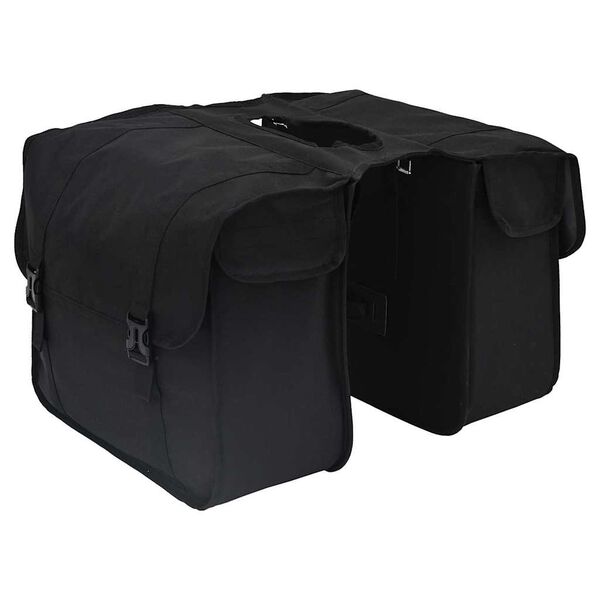vidaXL Cykeltaske Sort 18.5 x 40 x 35 cm Polyester