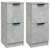 vidaXL sk&aelig;nke 2 stk. 30x30x70 cm konstrueret tr&aelig; betongr&aring;