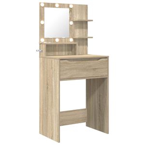 vidaXL Sovev&aelig;relsessminkeborde Sonoma eg 80 x 39,6 x 135 cm
