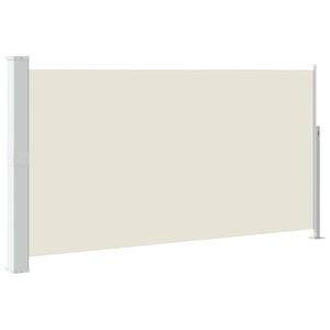 vidaXL sidemarkise til terrasse 160x300 cm cremefarvet
