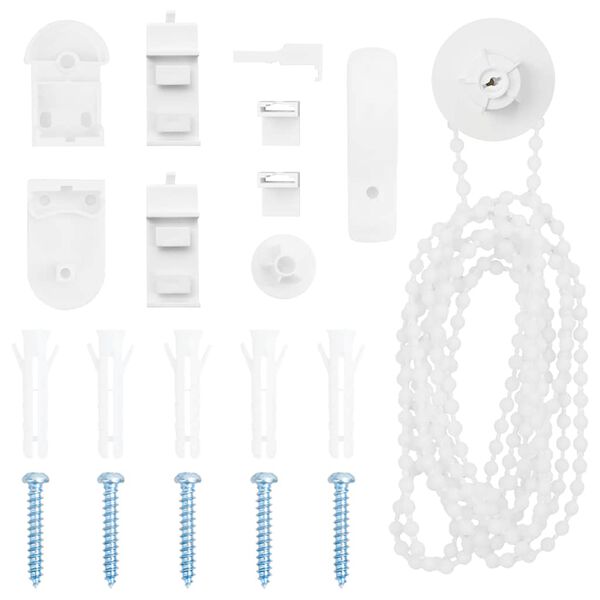 vidaXL 20 dele rullegardinbeslag 25 mm