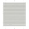 vidaXL Pliss&eacute;gardin Lysegr&aring; 120x100 cm Stofbredde 119,4 cm Polyester