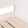 vidaXL daybed med udtræk 90x190 cm massivt fyrretræ hvid