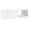 vidaXL Sofabord Hvid 95 x 50,5 x 35 cm Konstrueret tr&aelig;
