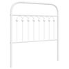 vidaXL udskiftningsgavl 90 cm metal hvid