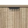vidaXL Sideboard Sonoma eg 89,5 x 33 x 82 cm Konstrueret tr&aelig;